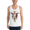 Classic tank top for Men, Skull design code: 663