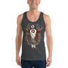 Classic tank top for Men, Skull design code: 663